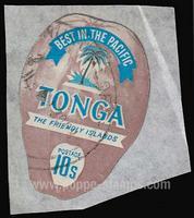 Tonga SG#334 Used - 1970 10s.  - Coconut
