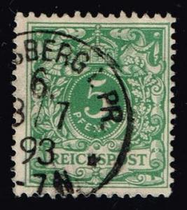 Germany #47 Numeral; Used