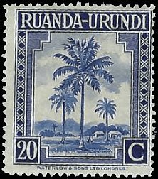 RUANDA-URUNDI   #71 MH (1)