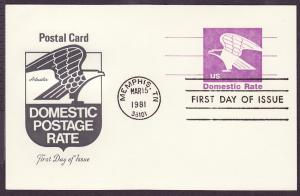 UX88 \B\ rate Eagle Artmaster FDC