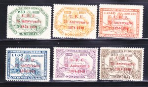 Honduras C181-C186 Set MH UPU