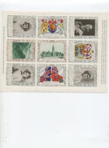 2X 1939 CANADA COMMEMORATES VISIT OF KING GEORGE & QUEEN ELIZABETH POSTER STAMPS