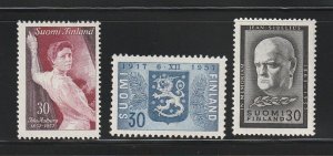 Finland 351-353 Sets MNH Various