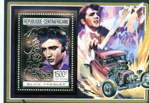 Central African 1993 Elvis Presley SS Gold MNH Sc # 1001B 