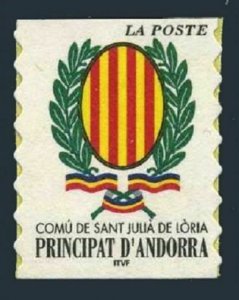 Andorra Fr 531,MNH. Arms Sant Julia de Loria,a booklet stamp,2000.