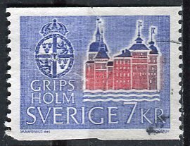 Sweden; 1967: Sc. # 722: Used Single Stamp