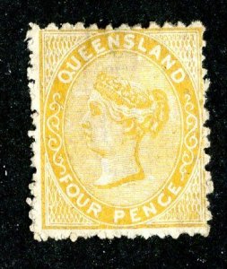 1879 Queensland Sc.# 59 mng cv $475  (185 BCXX )