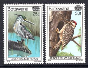Botswana 289-290 Bird MNH VF