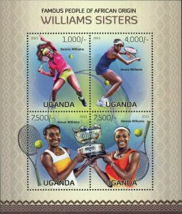 William Sisters Stamp Serena Williams Venus Williams S/S MNH #3060-3063