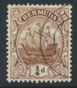 Bermuda  SG 44a SC# 40a Used  Pale Brown see details and scans