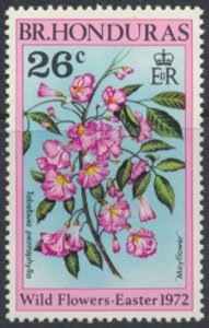 British Honduras  Sc#  294  MNH Wild Flowers Easter 1972 see details  / scans 