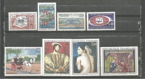 France 1168 , 1169 , 1170 , 1171 ,     1172-1175 MNH