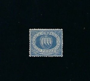 #1's of the World San Marino #7 (Sassone #3) MH w/ cert KS Philatelics