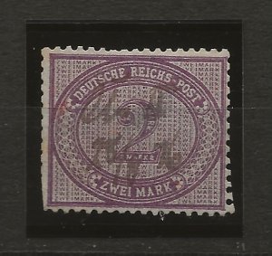 Germany 36b Mi 37a Pen Cancellation Used VF 1875 SCV $60.00 (jr)