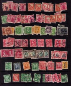 New Zealand Used Lot Sc 99 x3 With Others Many Duplicates 1901/1941 Approx.80 Ea