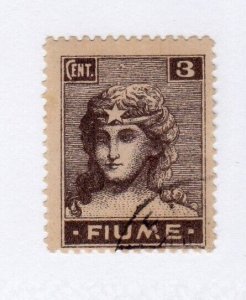 Fiume stamp #28, used