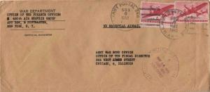 United States A.P.O.'s 6c Transport (2) 1945 U.S. Army Postal Service, A.P.O....