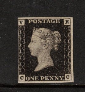 Great Britain #O1 (SG #V1) Mint Fine Unused (No Gum) Rarity Official Stamp VR