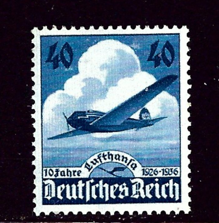 Germany 469 MLH 1936 Lufthansa Anniv    (ha1015)