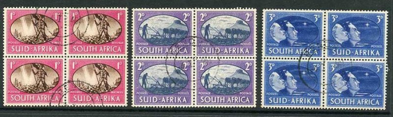 South Africa SG108/10 1945 Victory Used Blocks