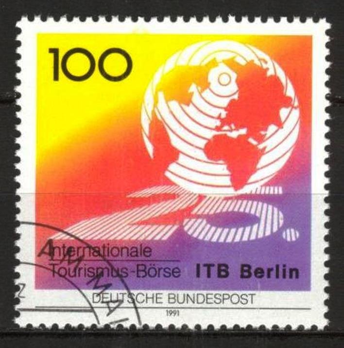 Germany 1991 International Tourism Exchange Maps Used CTO