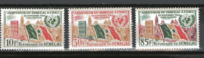 Senegal 207-209 MNH