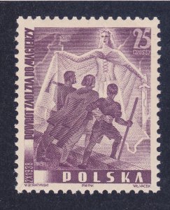 Poland Sc 334 Fischer 309 MNH 1938 Restoration Teschen Territory Issue VF-XF