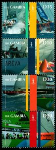 ES-1119 THE GAMBIA 2007 AMERICA'S YACHT CUP RACES SCOTT 3141a-d MNH $8