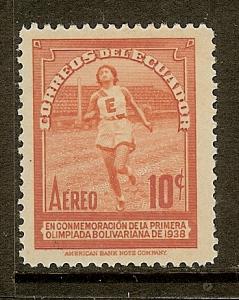 Ecuador, Scott #C66, 10c Woman Runner, MLH