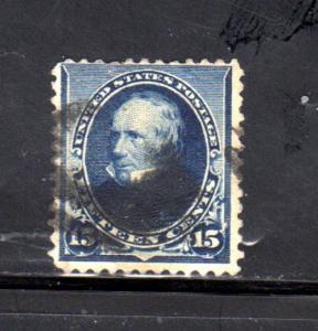#227  15 CENT  HENRY  CLAY    FANCY CANCEL         USED   c