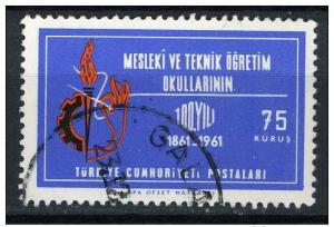 Turkey 1961 Scott 1522 used Technical & Professionals school