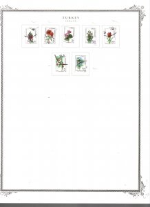 Collection  Turkey. Part E Mixed Pages, 1865/1997, Cat $88, Mint & Used