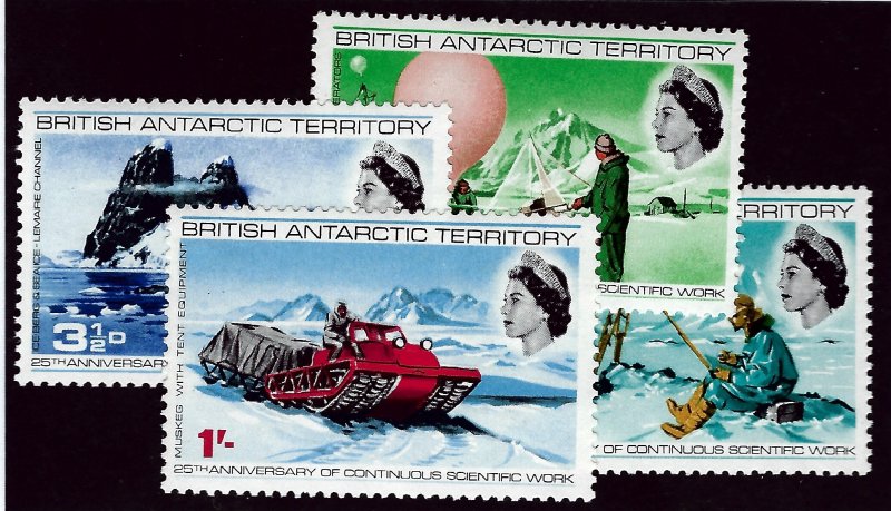 British Antarctic SC#20-23 Mint VF...Place your Lucky Bid!