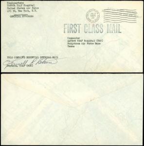 1958, US AIR FORCE FREE FRANK Official Business Envelope ESSENTIAL OFFICIAL MAIL