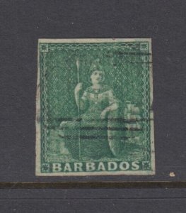 Barbados, Scott 1 (SG 2), used