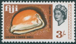 Fiji 1968 3s Golden Cowrie shell SG383 MNH