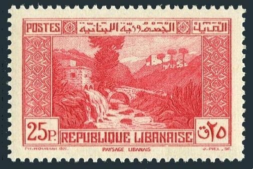 Lebanon 143B,MNH.Michel 217. Dog River panorama,1940.