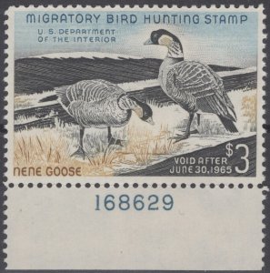 ZAYIX - 1964 US RW31 MNH Plate# Federal Hunting Permit Duck Stamp 112222-S33