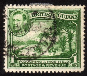 1938, British Guiana, 1c, Used, Sc 230