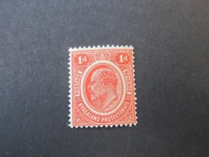 Nyasaland 1908 Sc 3 MH