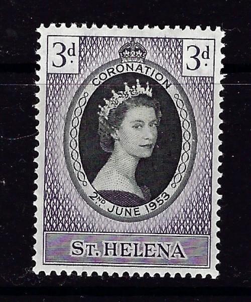 St Helena 139 Hinged 1953 QEII Coronation