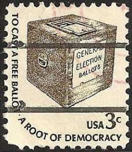 USA 1584a - Used - Ballot Box (cv $0.50)