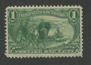 1898 US Stamps #285 1c Mint Never Hinged Very Fine Catalogue Value $120 