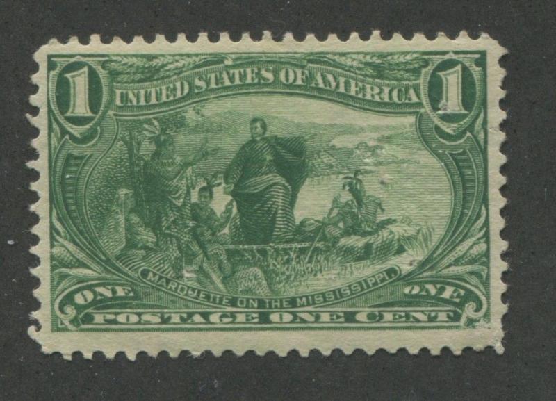 1898 US Stamps #285 1c Mint Never Hinged Very Fine Catalogue Value $120