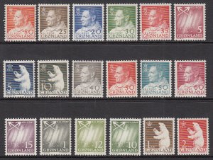 Greenland 48-65 MNH VF