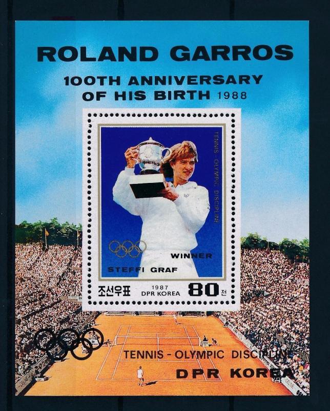 [55558] Korea 1987 Olympic games Tennis Steffi Graf MNH Sheet