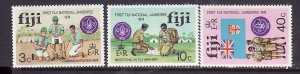 Fiji-Sc#351-3-unused NH set-Cub Scouts-Scouting-id6-1974-