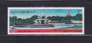 Burma 304 Set MNH Fountain