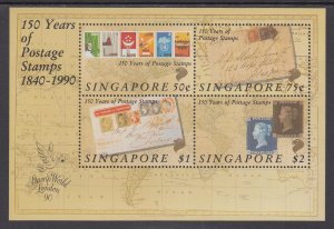Singapore 566a Souvenir Sheet MNH VF