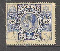 BERMUDA Sc# 75 USED F King George V KGV Seal of Colony